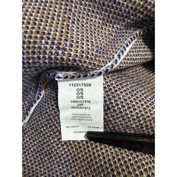 Wrangler Retro Southwestern Poncho Cardigan One Size Fits All - Picture 5 of 6